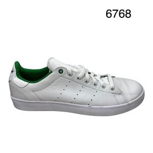 Adidas Stan Smith Mens 11 White Green Leather Sneakers Classic